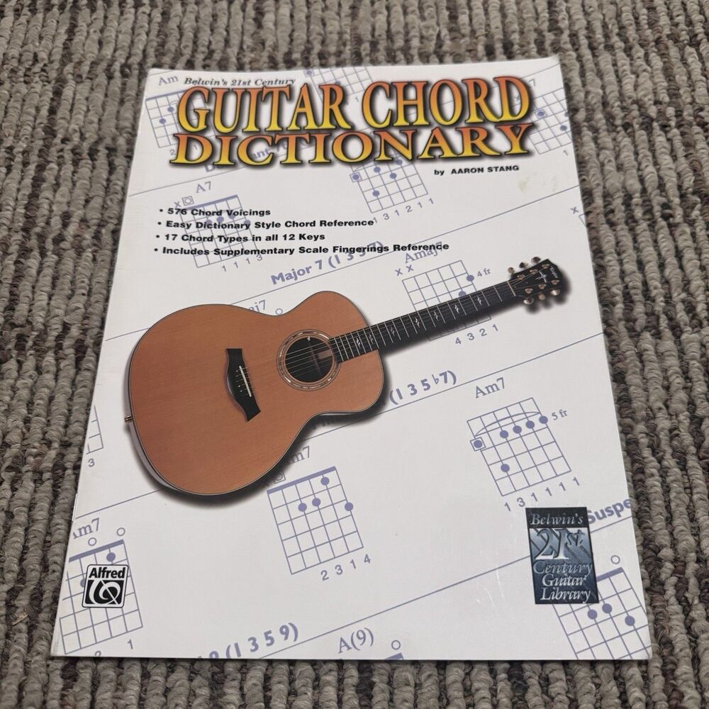 21st Century Guitar Chord Dictionary by Aaron Stang (1996, Trade Paperback)
